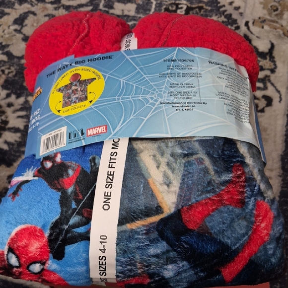 Marvel Spiderman Kids Pajamas - Red and Blue - Picture 2 of 4